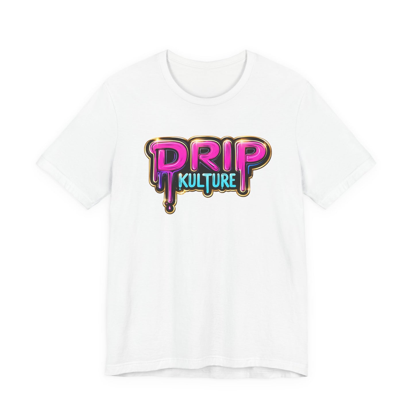 Drip Kulture Miami with Gold Outline Unisex T-Shirt - Multiple Colors
