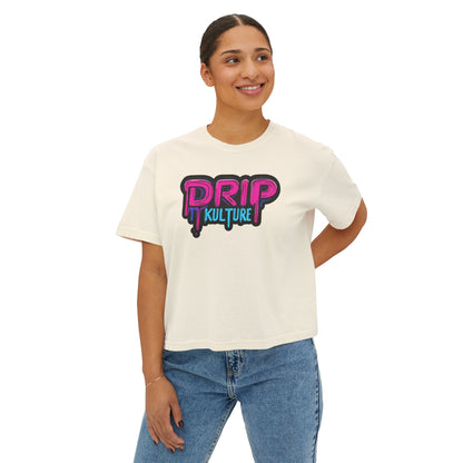 Miami Drip Kulture Women's Boxy Tee - Multiple Colors