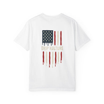 Drip Kulture American Flag Unisex Tee - Multiple Colors