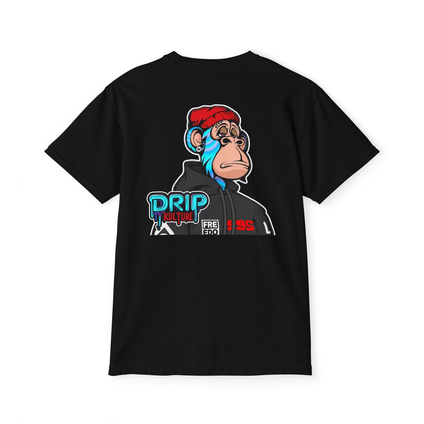 NFT Blue Lightning Drip Kulture Unisex Pocket T-Shirt - Multiple Colors