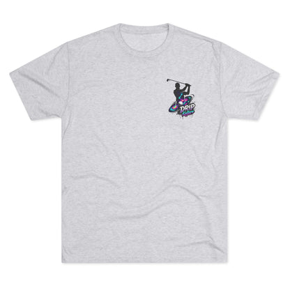 Galactic Golfer Unisex Tri-Blend T-Shirt - Multiple Colors
