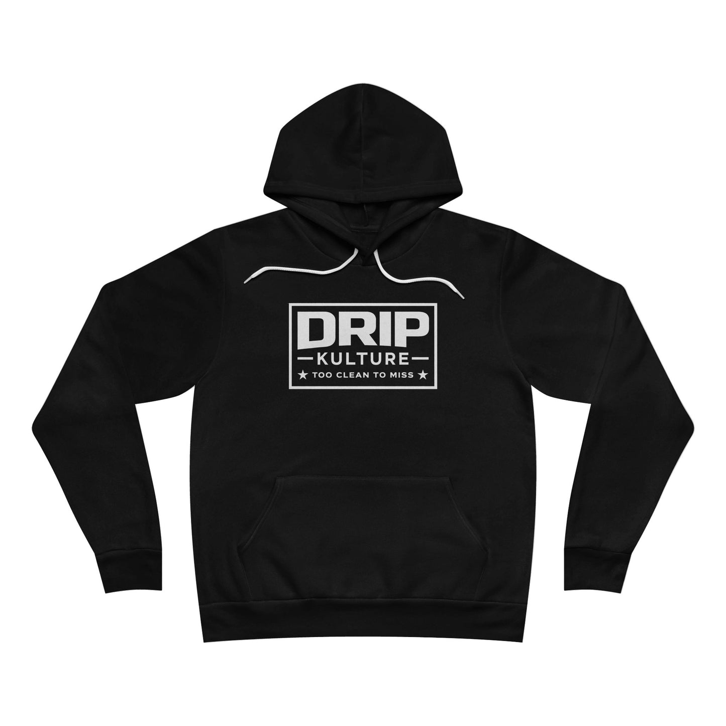 Drip Kulture "Too Clean To Miss" Unisex Sponge Fleece Hoodie - Multiple Colors