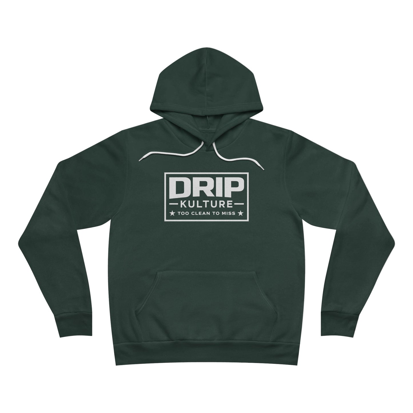 Drip Kulture "Too Clean To Miss" Unisex Sponge Fleece Hoodie - Multiple Colors
