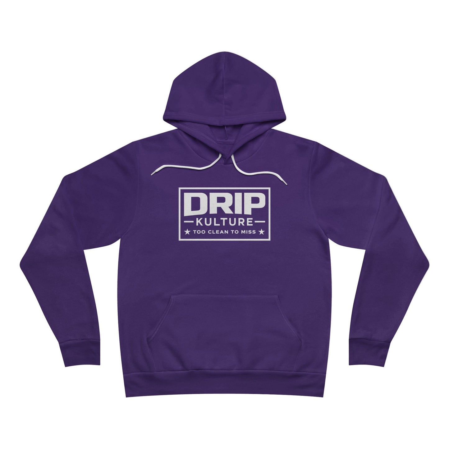 Drip Kulture "Too Clean To Miss" Unisex Sponge Fleece Hoodie - Multiple Colors
