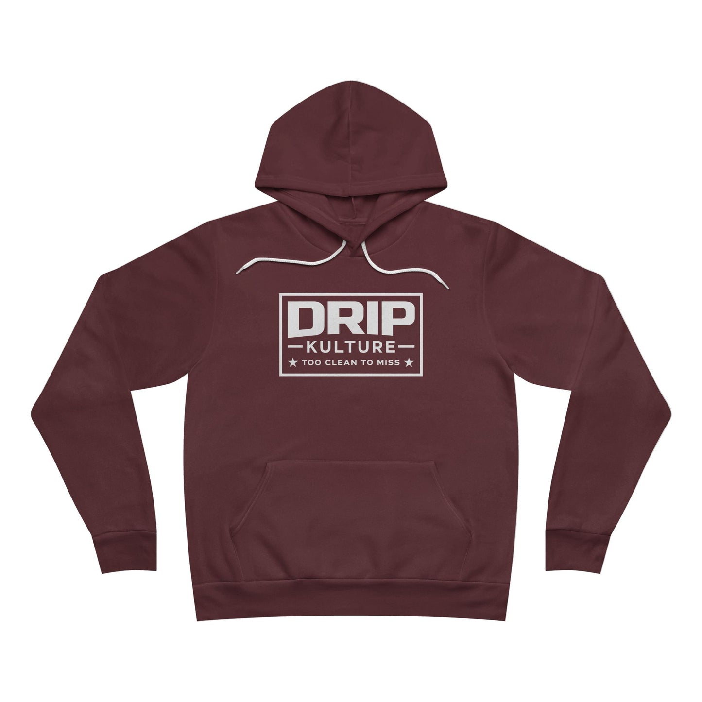 Drip Kulture "Too Clean To Miss" Unisex Sponge Fleece Hoodie - Multiple Colors