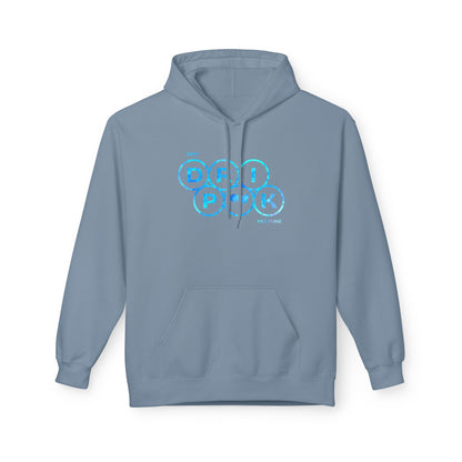 Blue Circle Drip Kulture Unisex Hoodie - Multiple Colors