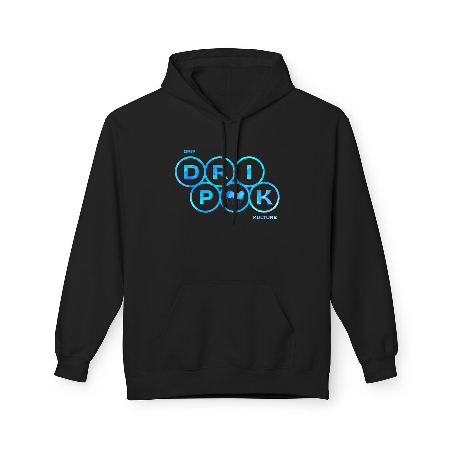 Blue Circle Drip Kulture Unisex Hoodie - Multiple Colors