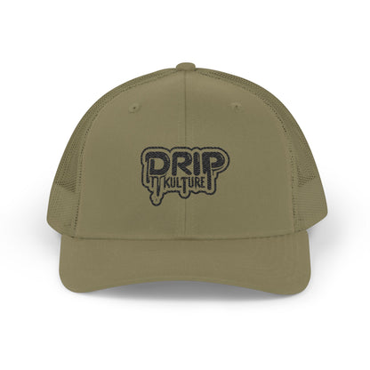 Black Drip Kulture Snapback Trucker Cap Embroidery - Multiple Colors
