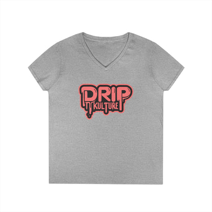 Drip Kulture Women's V-Neck Tee - Multiple Colors