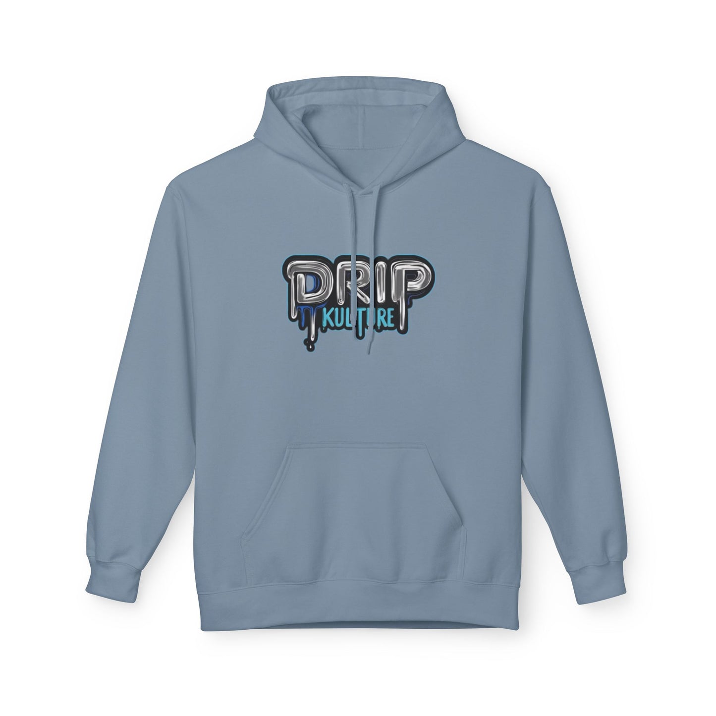 Drip Kulture Blue/Silver Unisex Hoodie - Multiple Colors