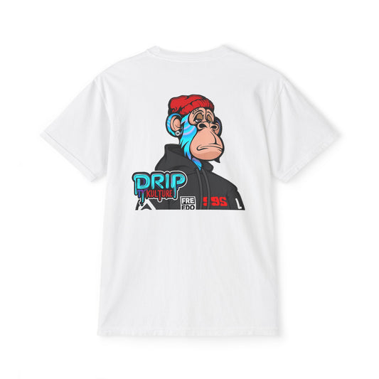 NFT Blue Lightning Drip Kulture Unisex Pocket T-Shirt - Multiple Colors