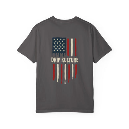 Drip Kulture American Flag Unisex Tee - Multiple Colors