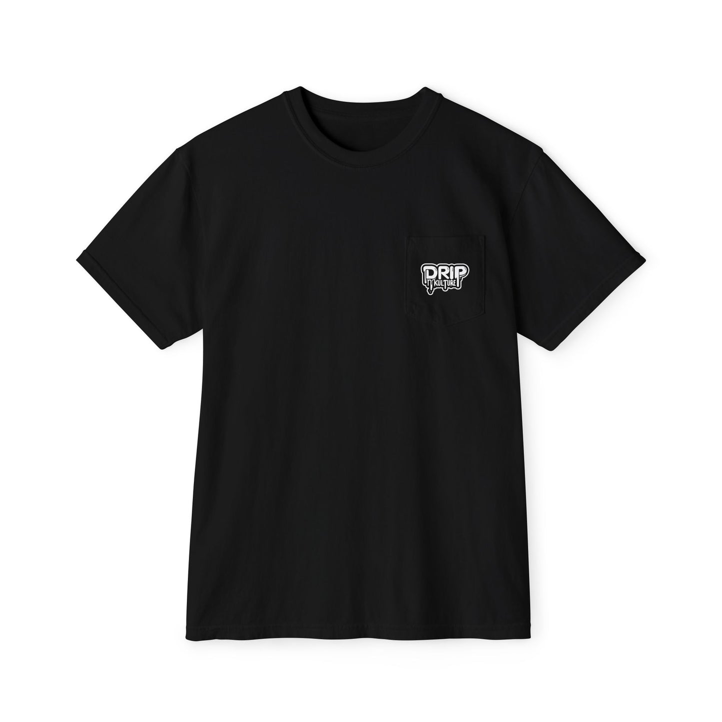 NFT Blue Lightning Drip Kulture Unisex Pocket T-Shirt - Multiple Colors