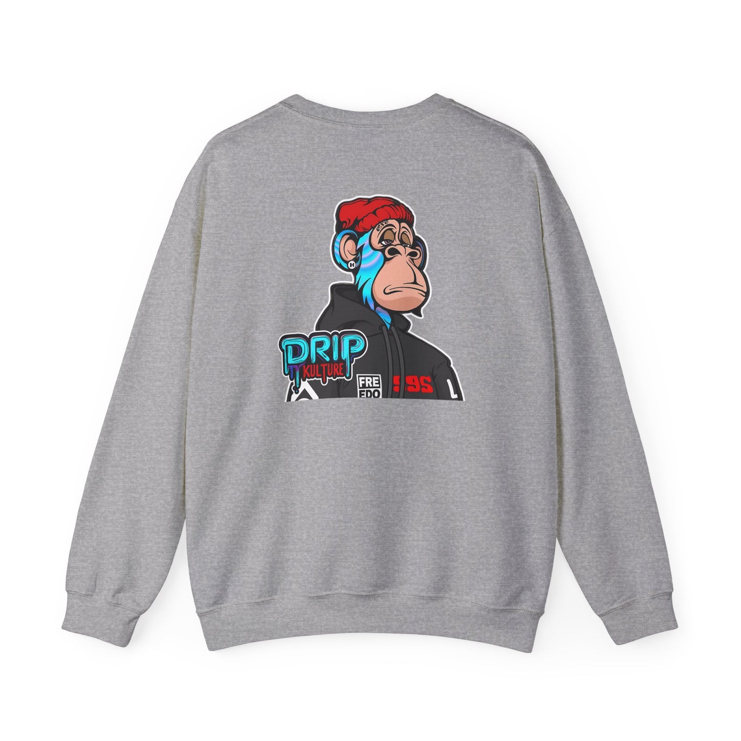 NFT Blue Lightning Drip Kulture Unisex Sweatshirt - Multiple Colors