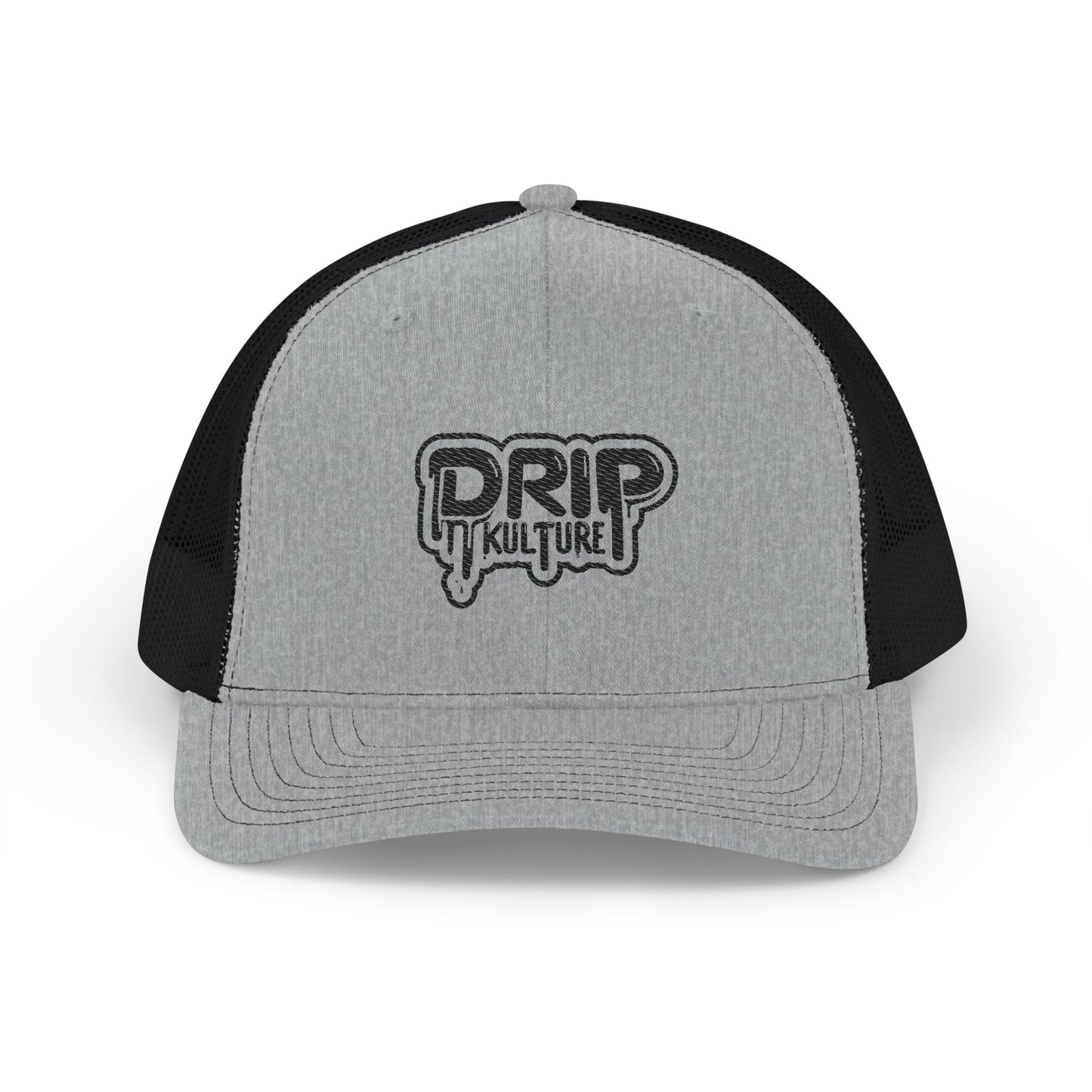 Black Drip Kulture Snapback Trucker Cap Embroidery - Multiple Colors