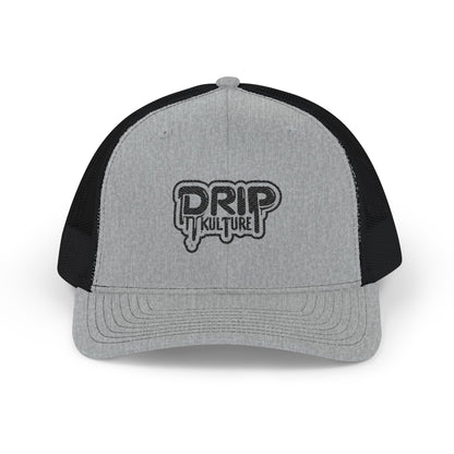 Black Drip Kulture Snapback Trucker Cap Embroidery - Multiple Colors