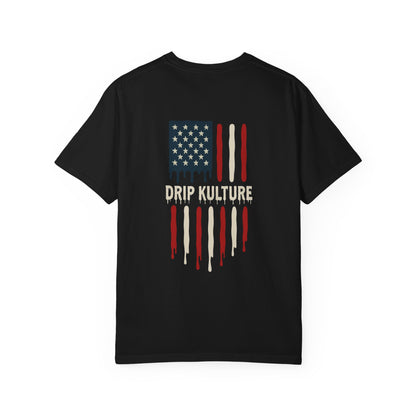 Drip Kulture American Flag Unisex Tee - Multiple Colors