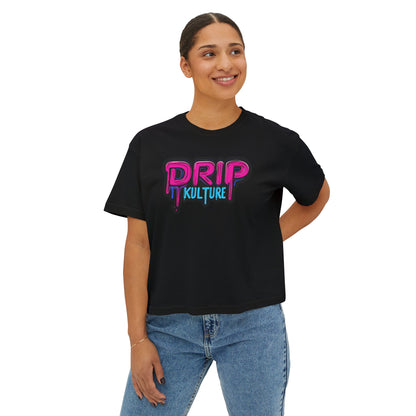 Miami Drip Kulture Women's Boxy Tee - Multiple Colors