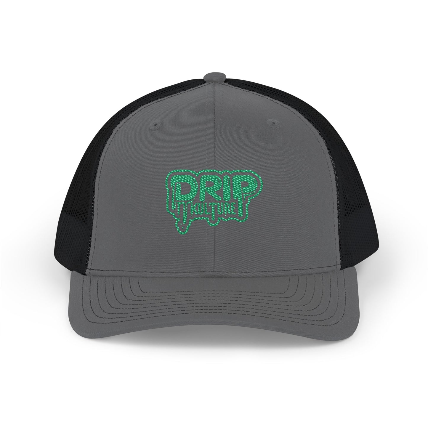 Green Drip Kulture Snapback Trucker Cap Embroidery - Multiple Colors