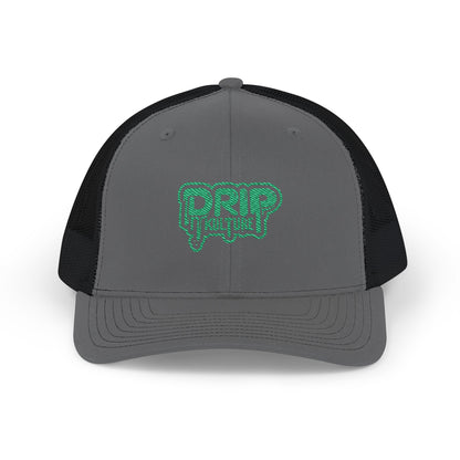 Green Drip Kulture Snapback Trucker Cap Embroidery - Multiple Colors