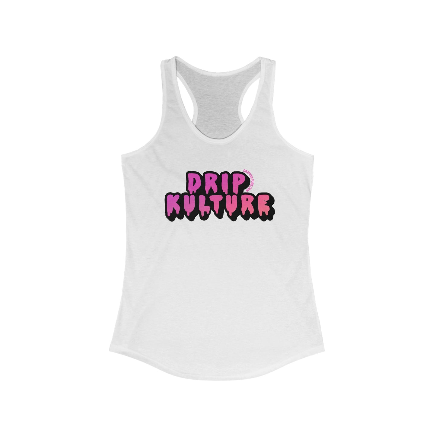 Pink Gradient Drip Kulture Women's Tank Top - Multiple Colors