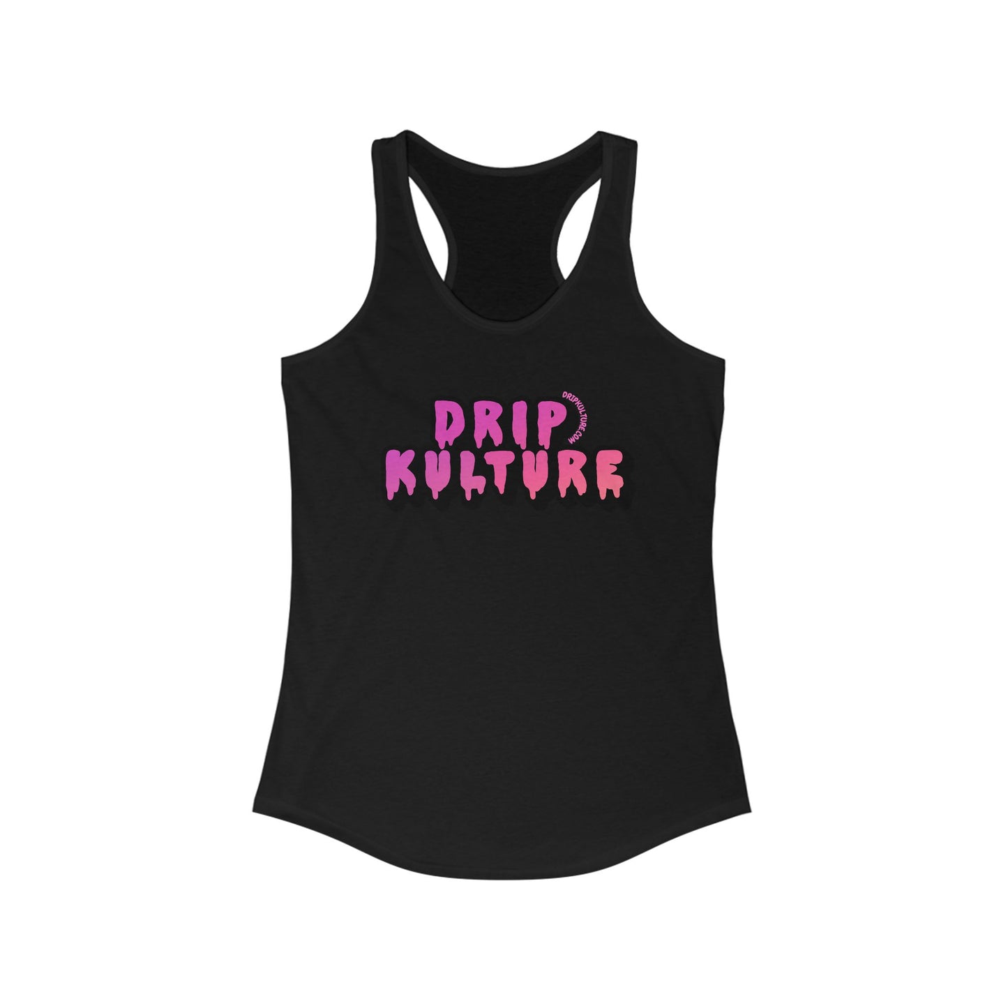Pink Gradient Drip Kulture Women's Tank Top - Multiple Colors