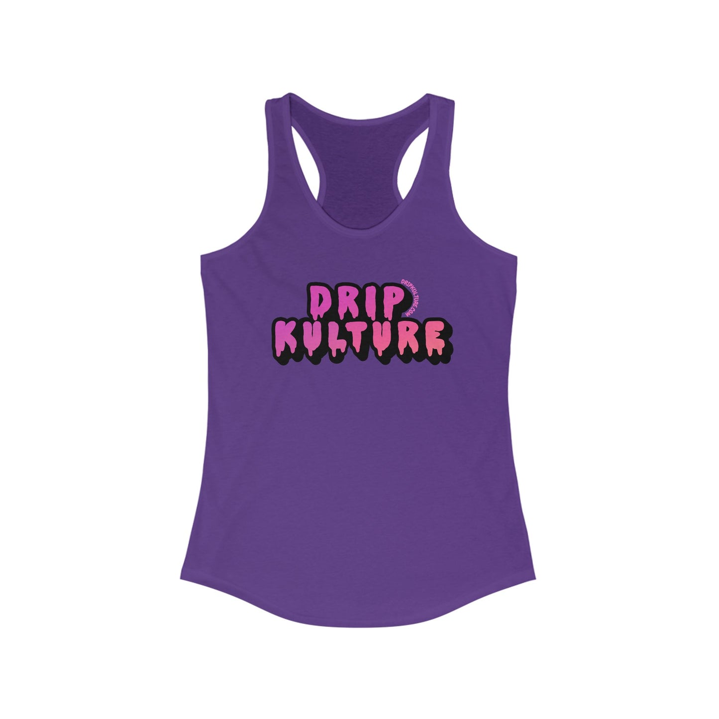 Pink Gradient Drip Kulture Women's Tank Top - Multiple Colors