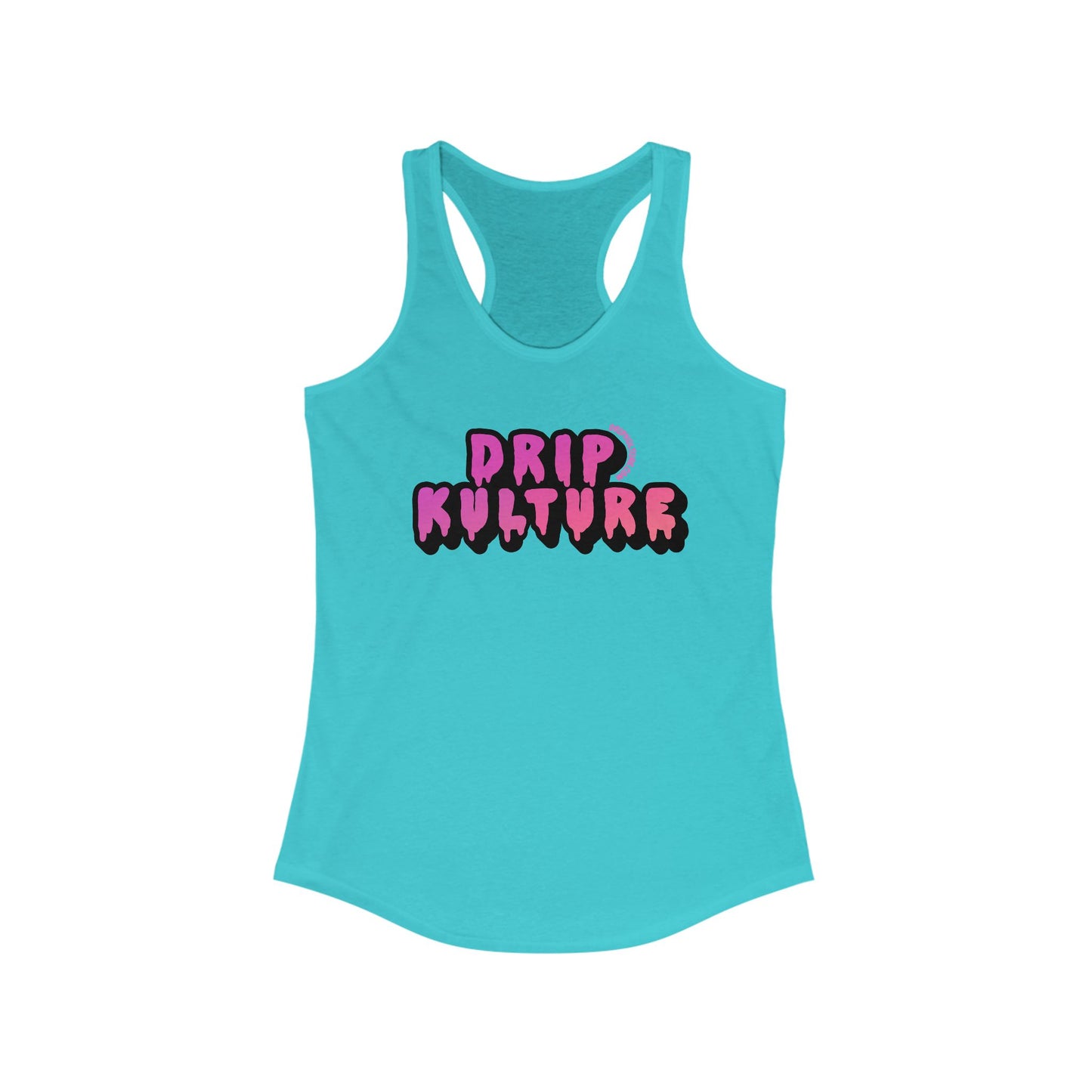 Pink Gradient Drip Kulture Women's Tank Top - Multiple Colors