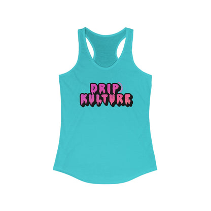Pink Gradient Drip Kulture Women's Tank Top - Multiple Colors