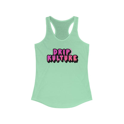 Pink Gradient Drip Kulture Women's Tank Top - Multiple Colors