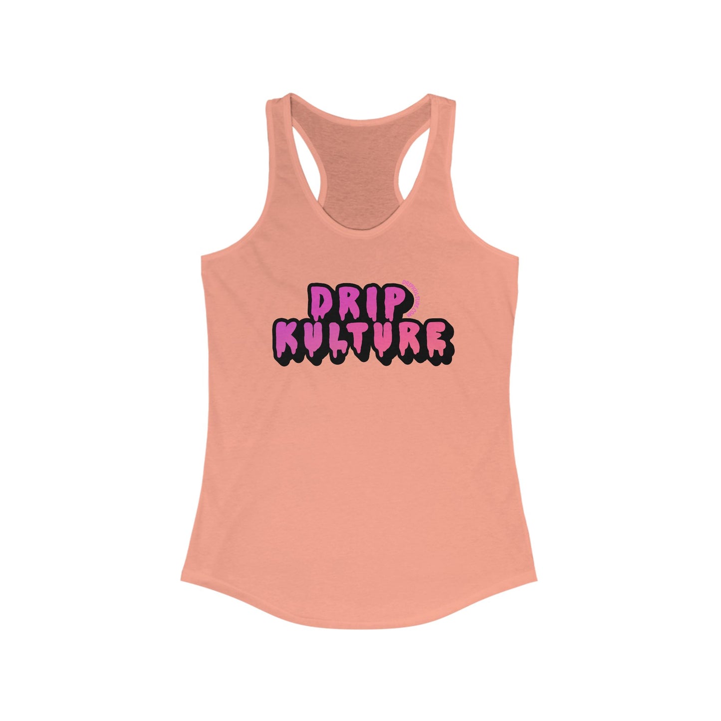 Pink Gradient Drip Kulture Women's Tank Top - Multiple Colors