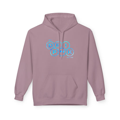 Blue Circle Drip Kulture Unisex Hoodie - Multiple Colors