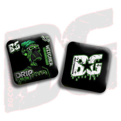 2026 Multiple Bag Models - DK x BG "NFT CIRCUITS" - ACL Pro Stamped Cornhole Bags - Set of 4 Bags
