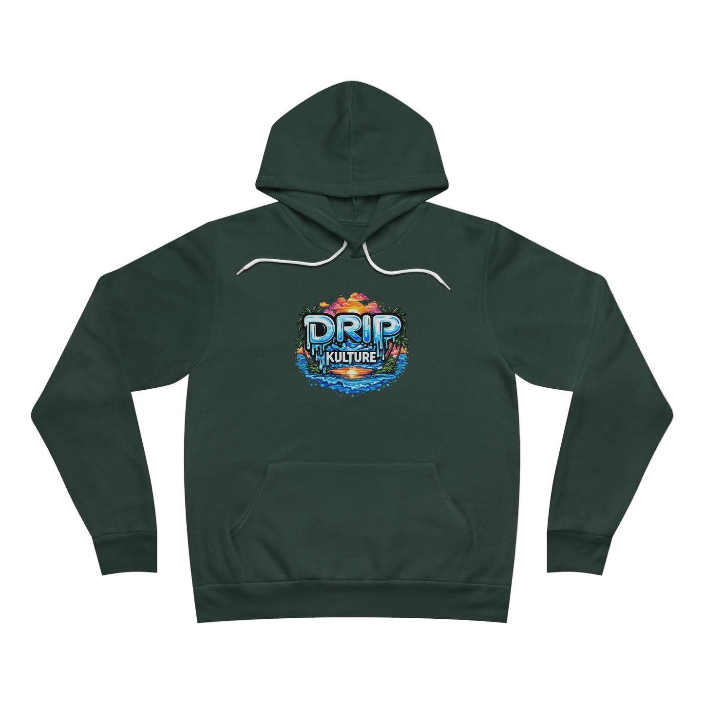Drip Kulture Paradise Unisex Sponge Fleece Hoodie - Multiple Colors