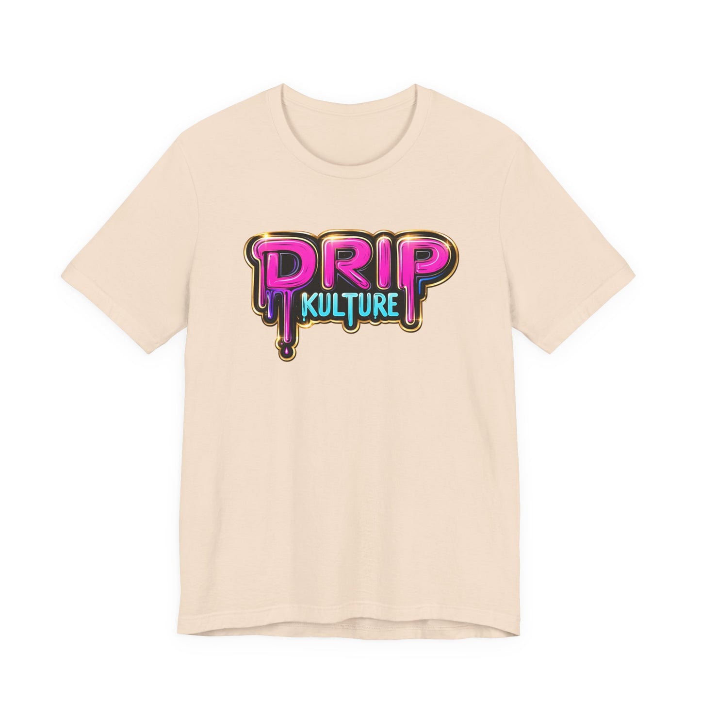 Drip Kulture Miami with Gold Outline Unisex T-Shirt - Multiple Colors