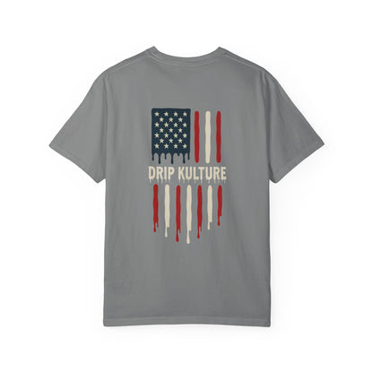 Drip Kulture American Flag Unisex Tee - Multiple Colors