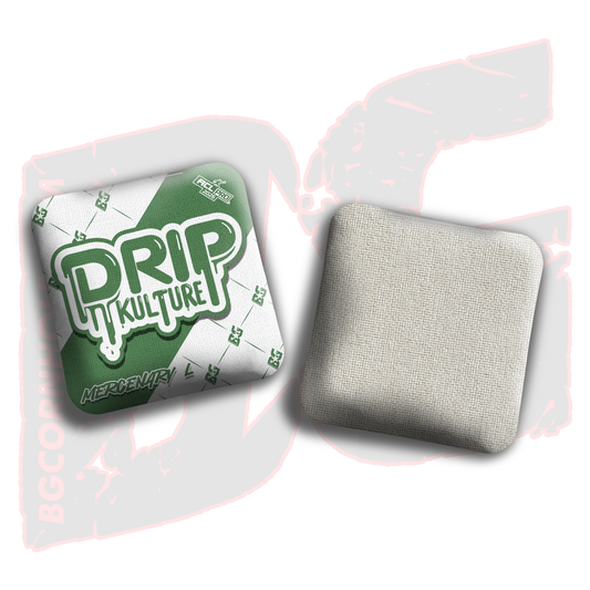 2026 Multiple Bag Models - DK x BG "White Droplet " - ACL Pro Stamped Cornhole Bags - Set of 4 Bags
