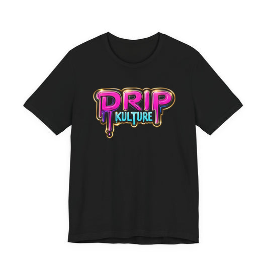 Drip Kulture Miami with Gold Outline Unisex T-Shirt - Multiple Colors