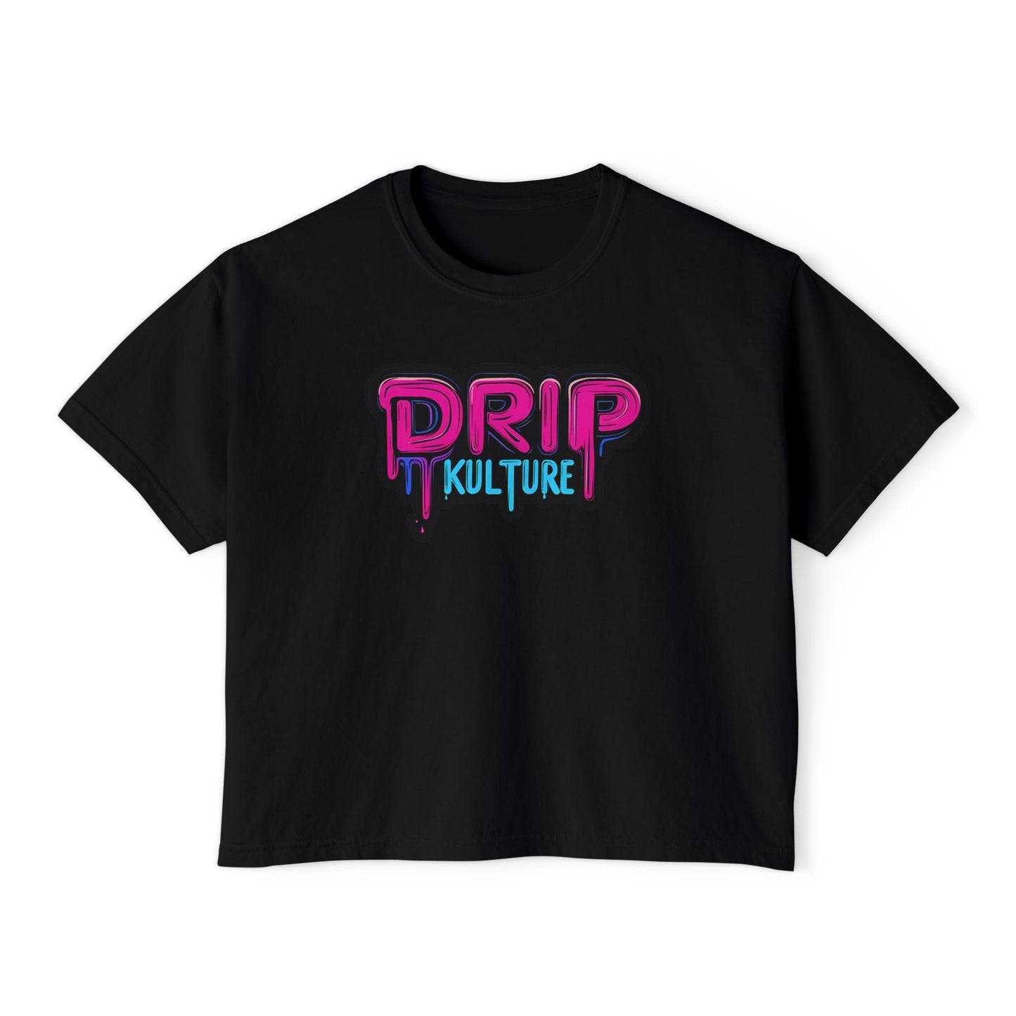 Miami Drip Kulture Women's Boxy Tee - Multiple Colors