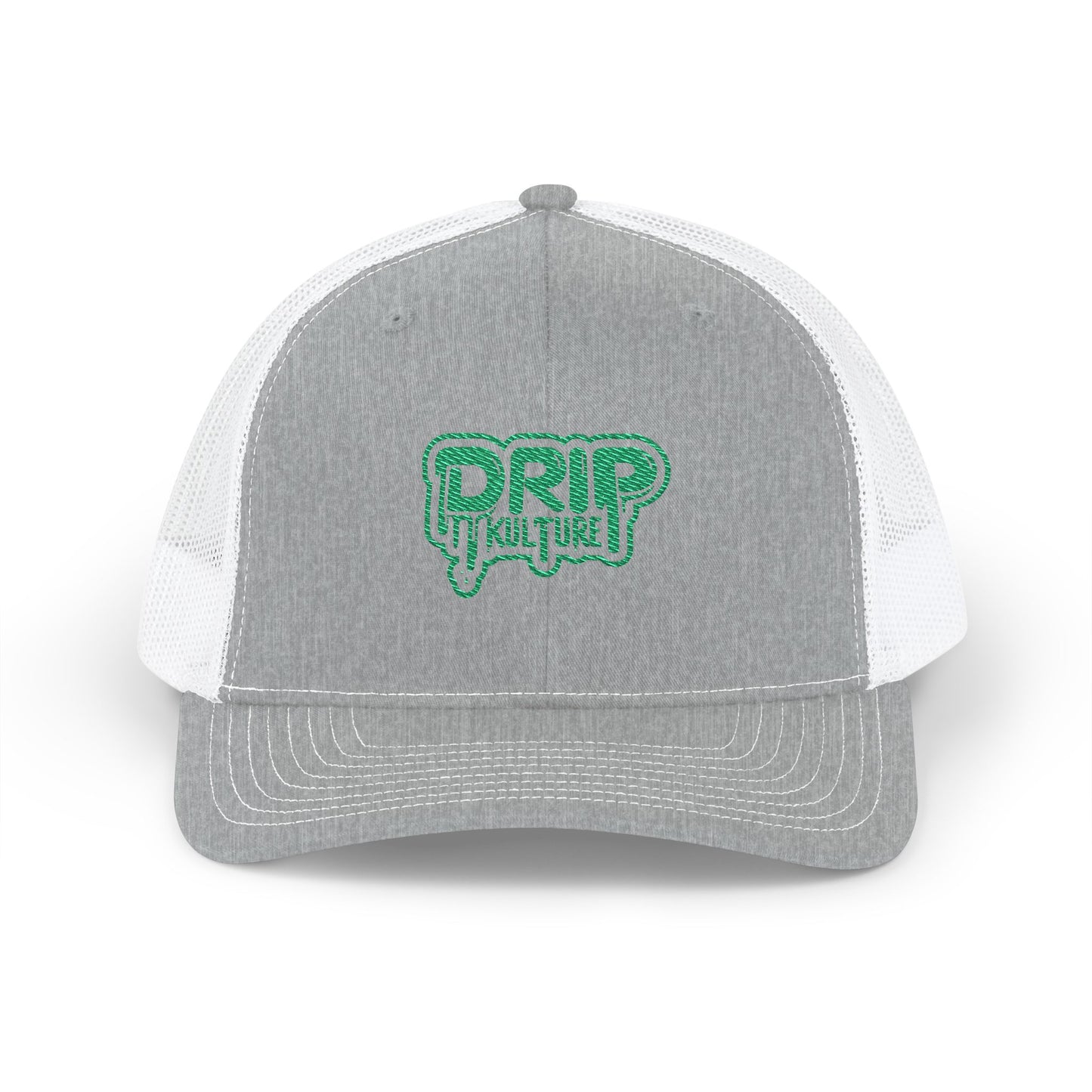 Green Drip Kulture Snapback Trucker Cap Embroidery - Multiple Colors