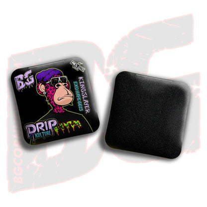2026 Multiple Bag Models - DK x BG "NFT SPOTS" - ACL Pro Stamped Cornhole Bags - Set of 4 Bags