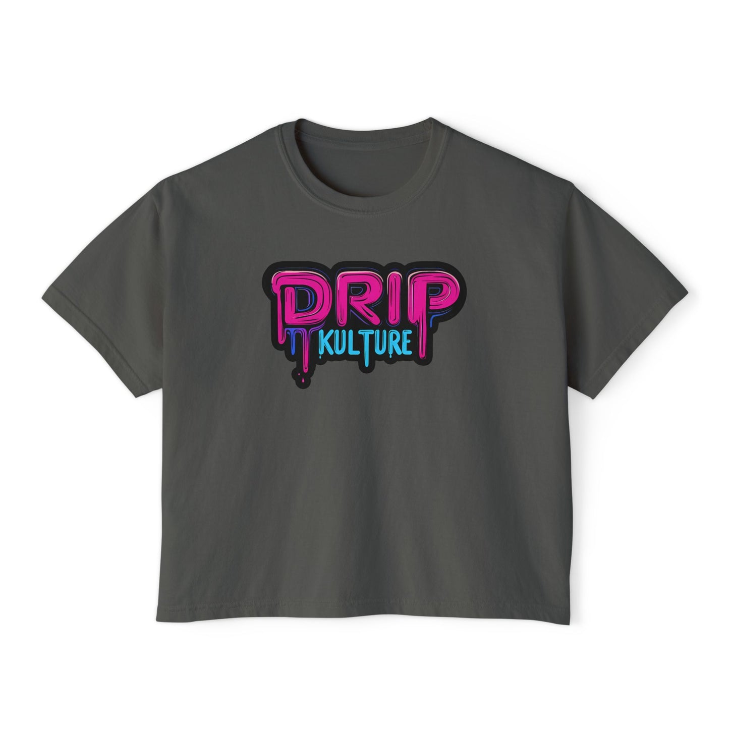 Miami Drip Kulture Women's Boxy Tee - Multiple Colors