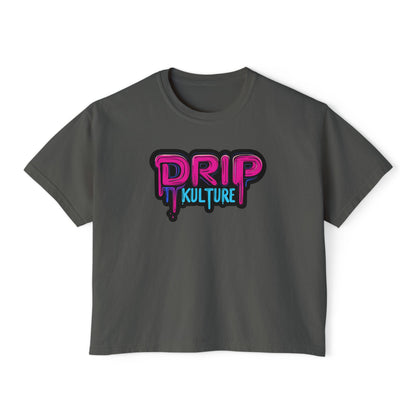 Miami Drip Kulture Women's Boxy Tee - Multiple Colors