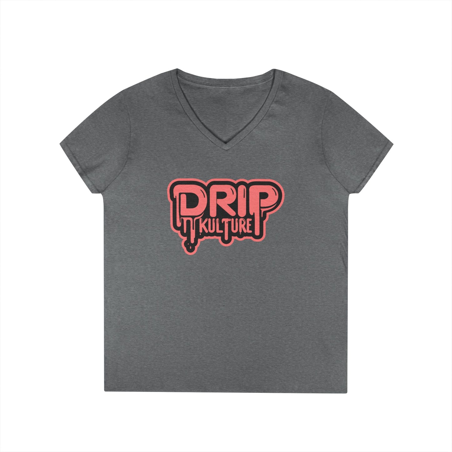 Drip Kulture Women's V-Neck Tee - Multiple Colors