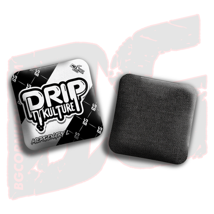 2026 Multiple Bag Models - DK x BG "Black Droplet " - ACL Pro Stamped Cornhole Bags - Set of 4 Bags