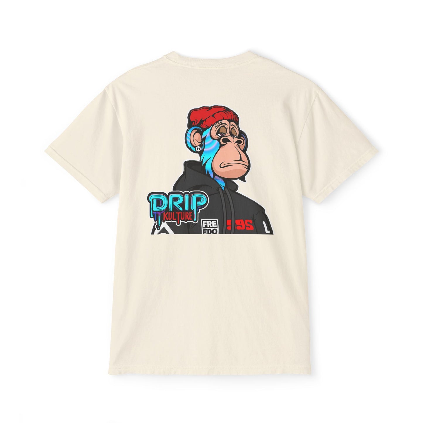 NFT Blue Lightning Drip Kulture Unisex Pocket T-Shirt - Multiple Colors
