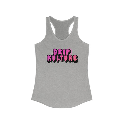 Pink Gradient Drip Kulture Women's Tank Top - Multiple Colors
