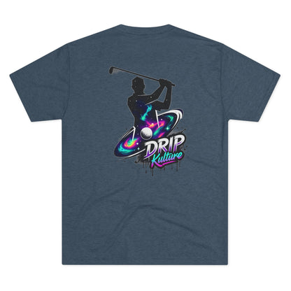 Galactic Golfer Unisex Tri-Blend T-Shirt - Multiple Colors