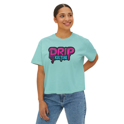 Miami Drip Kulture Women's Boxy Tee - Multiple Colors