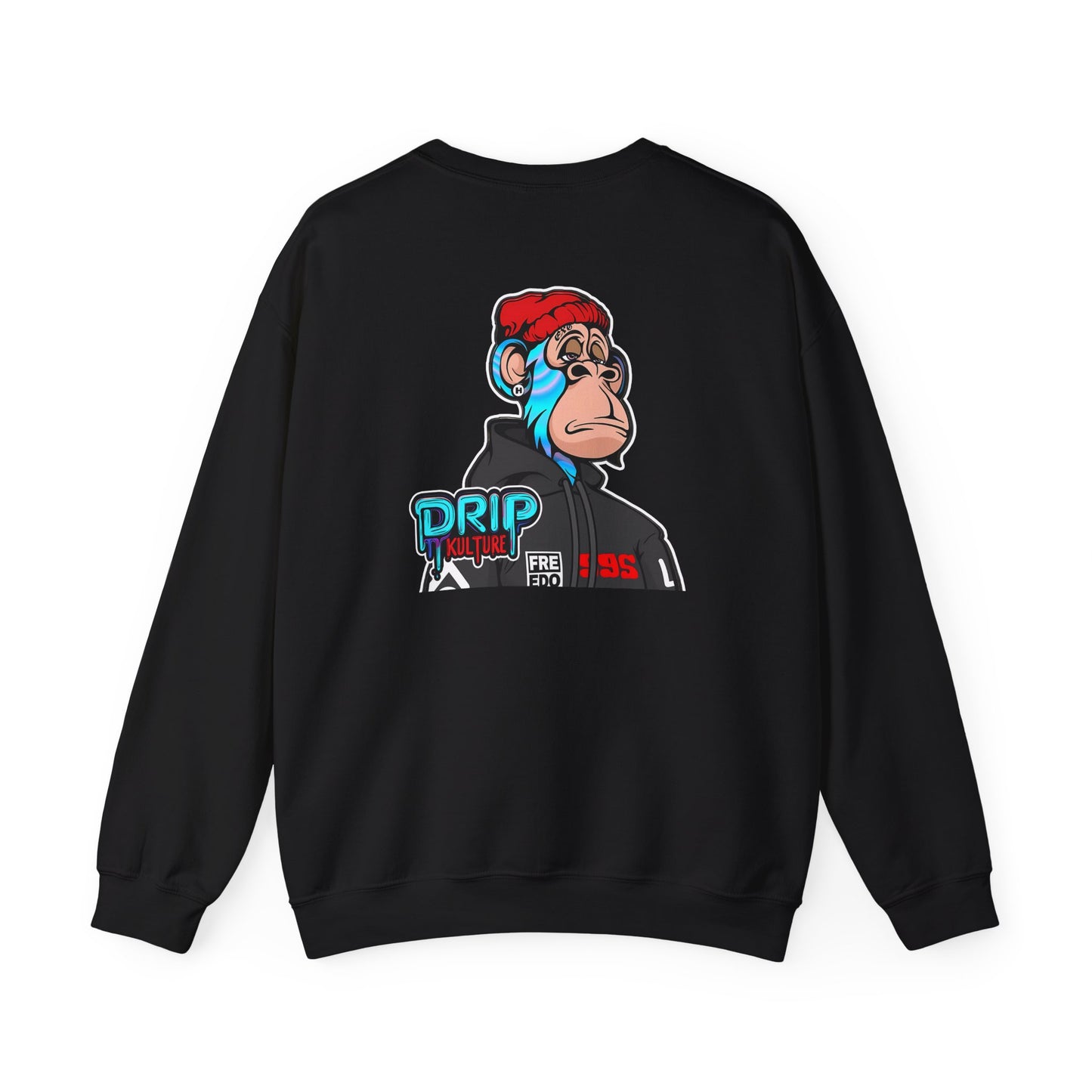 NFT Blue Lightning Drip Kulture Unisex Sweatshirt - Multiple Colors